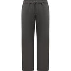 Black Cotton Men's Sports Trouser