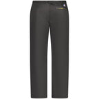 Black Cotton Men's Sports Trouser
