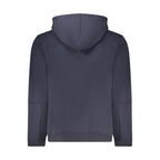 Blue Cotton Men Sweater