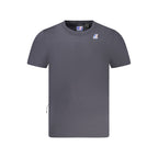 Blue Cotton Men T-Shirt