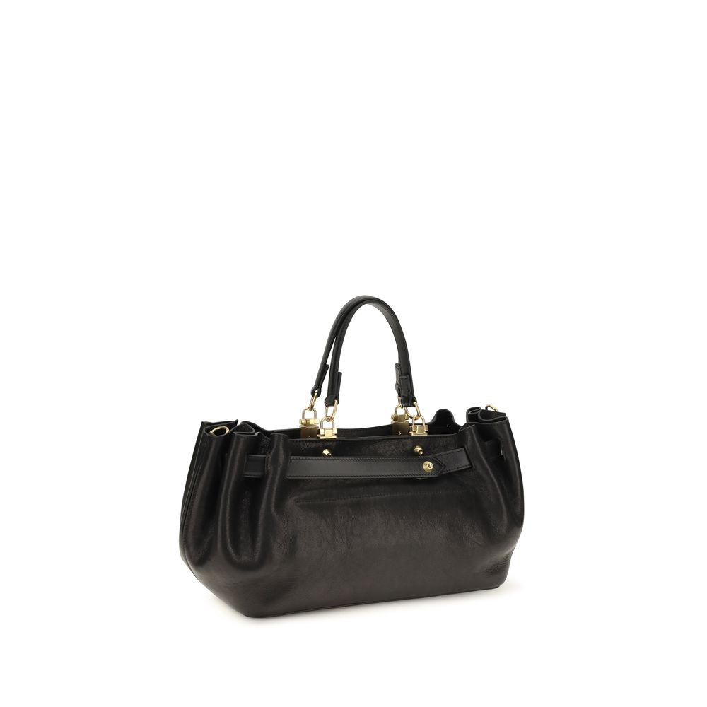 Black Lamb Ovis Aries Shoulder Bag