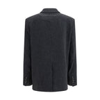 Gray Wool Oves Aries Blazer