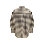 Beige Cotton Dress Shirt