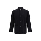 Black Wool Oves Aries Full-Length Jacket