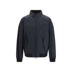 Black Polyester Bomber