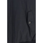 Black Polyester Bomber