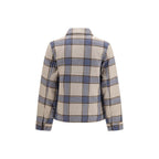 Beige Wool Oves Aries Denim Jacket
