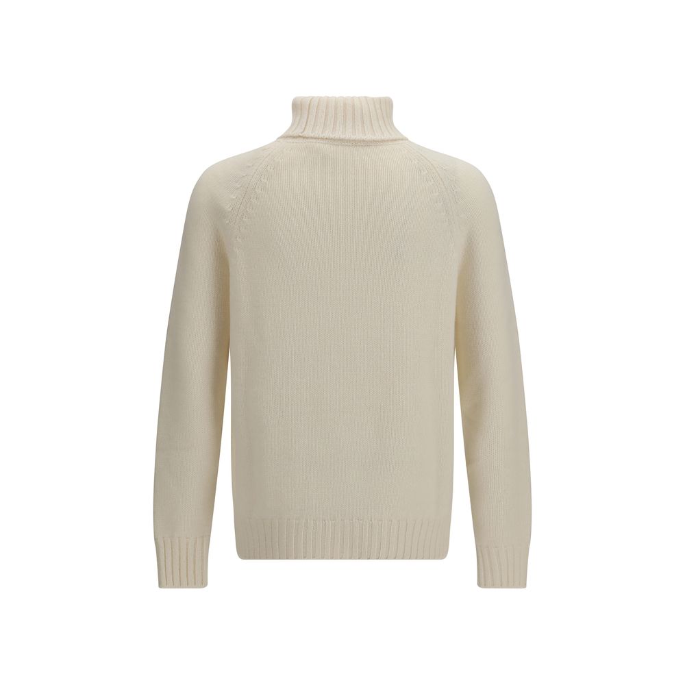 White Cashmere Turtleneck