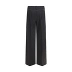 Gray Wool Oves Aries Casual Pants