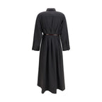 Gray Wool Oves Aries Casual Dress