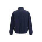Blue Silk Full-Length Jacket