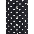 Black Silk Pattern Shirt