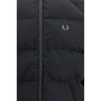 Black Polyamide Full-Length Jacket