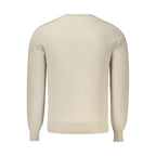 Beige Cotton Men's Maglia