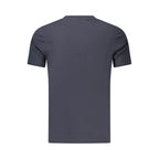 Blue Cotton Men's T-Shirt