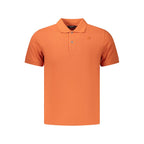 Orange Cotton Men's Polo Shirt