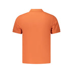 Orange Cotton Men's Polo Shirt