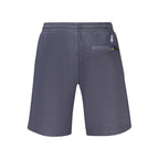 Blue Cotton Men's Sweatpants