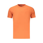 Orange Cotton Men T-Shirt