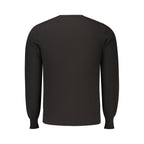 Black Cotton Menswear Sweater