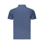 Blue Cotton Polo Shirt
