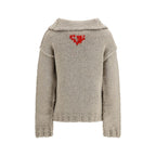 Gray Wool Oves Aries Cardigan
