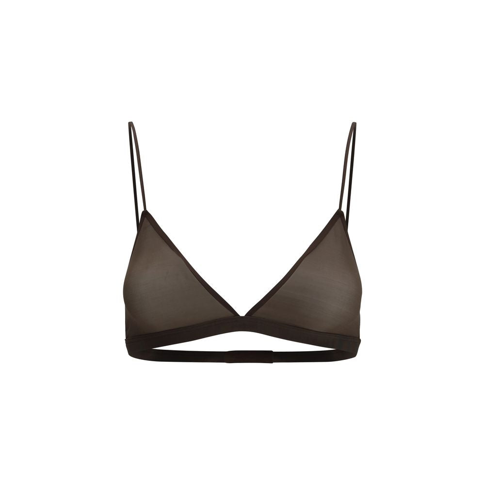 Brown Nylon Bra