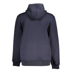 Blue Polyester Men's Jacket
