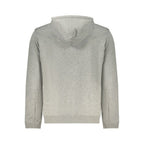 Gray Polyester Men Sweatshirt
