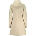 Beige Polyester Women's Jacket