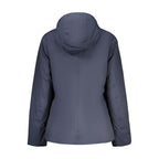 Blue Polyester Women's Jacket