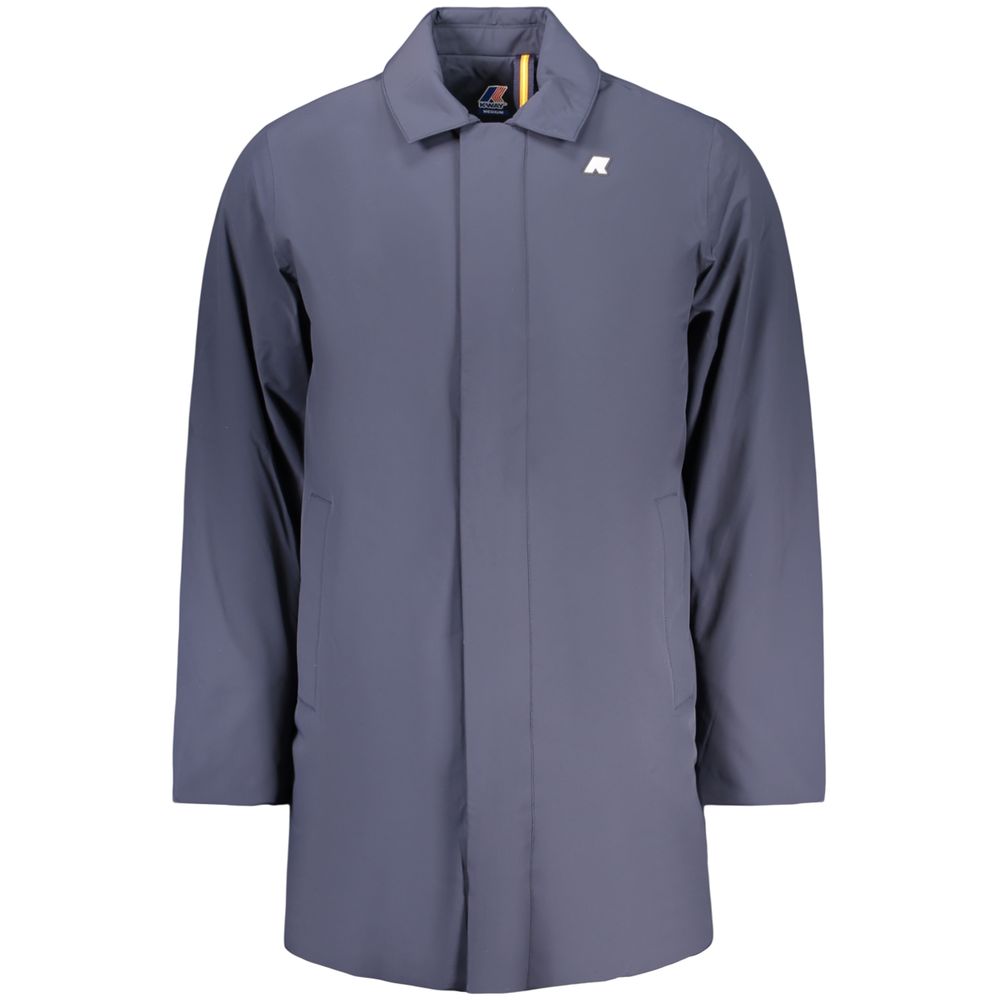Blue Polyamide Men's Jacket