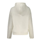 White Polyester Women's Sweatshirt
