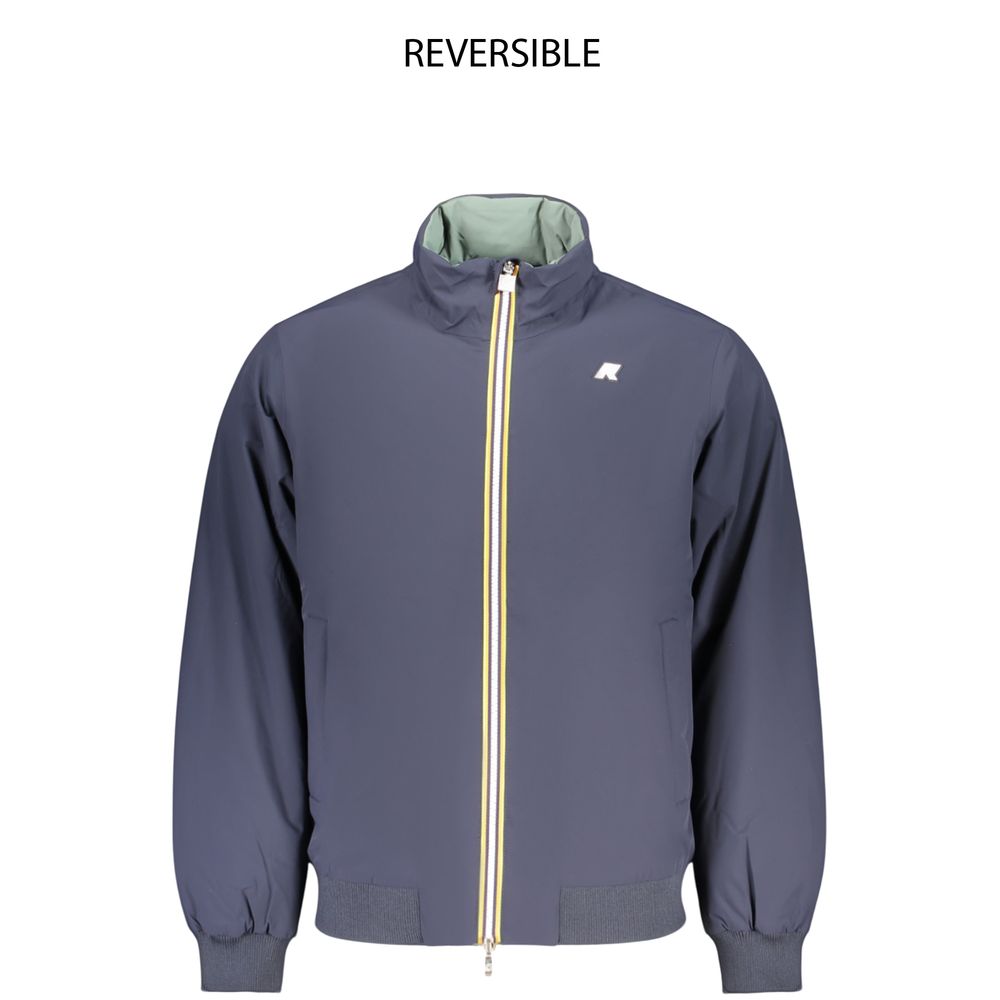 Blue Polyamide Men's Jacket
