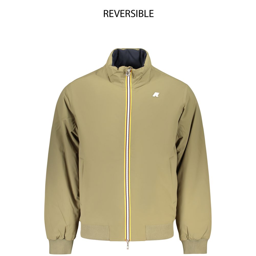 Green Polyamide Men's Jacket