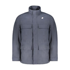 Blue Polyester Men's Jacket