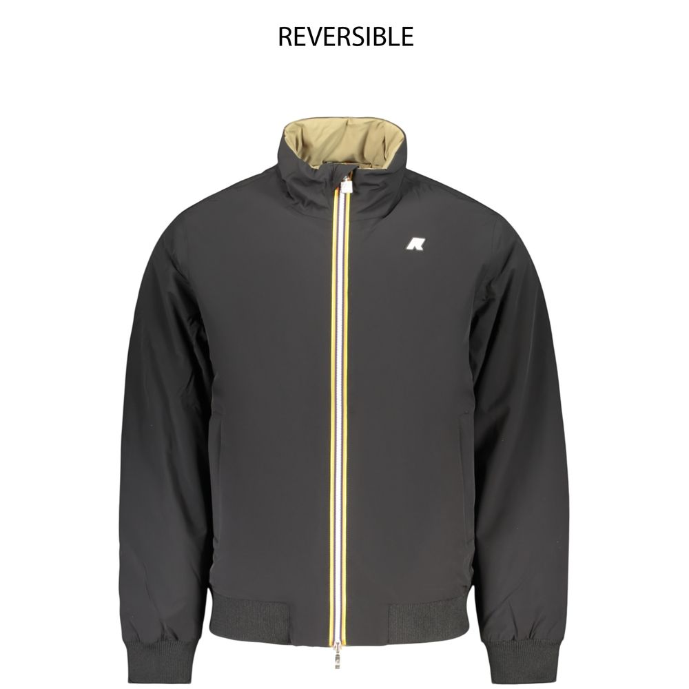Black Fabric Men's Jacket