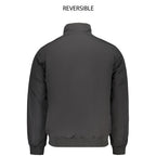 Black Fabric Men's Jacket