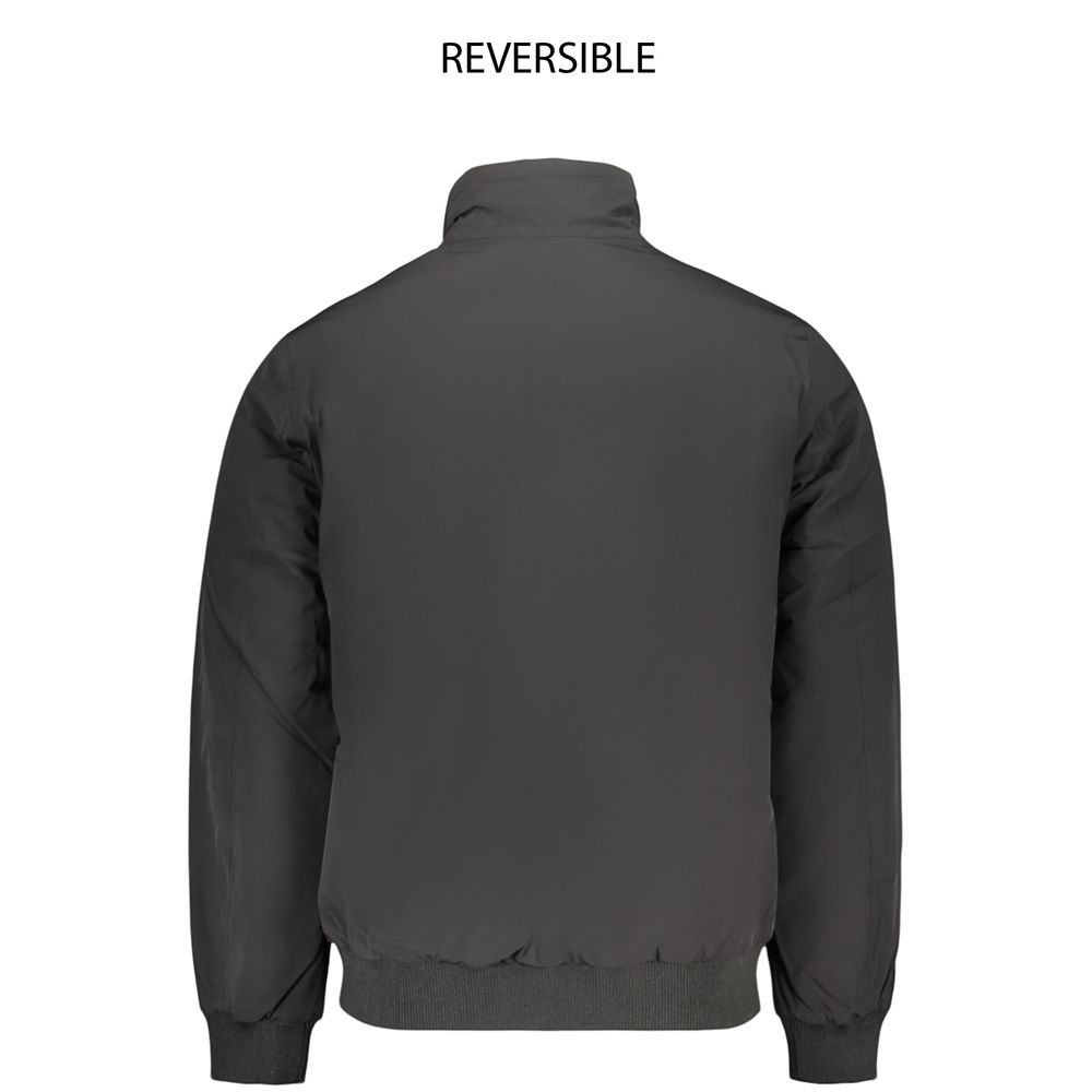 Black Fabric Men's Jacket