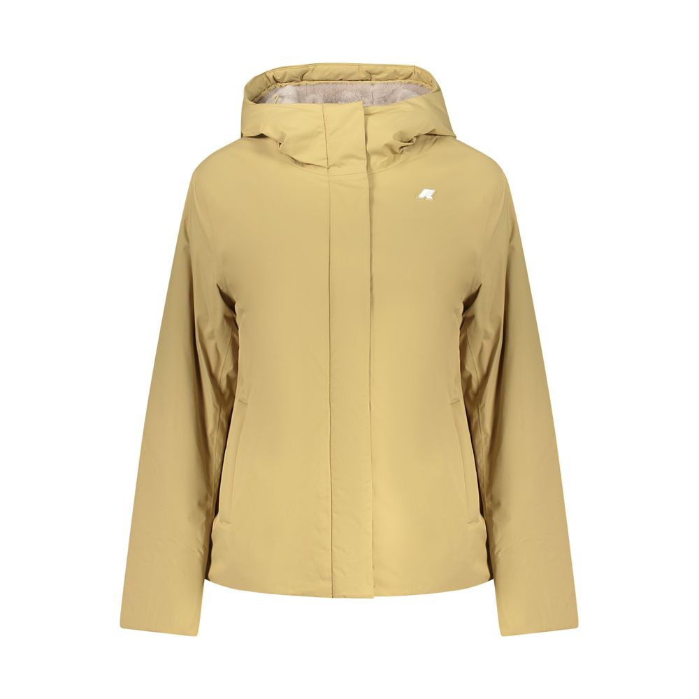 Beige Nylon Shell Jacket