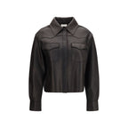 Black Lamb Leather Leather Jacket