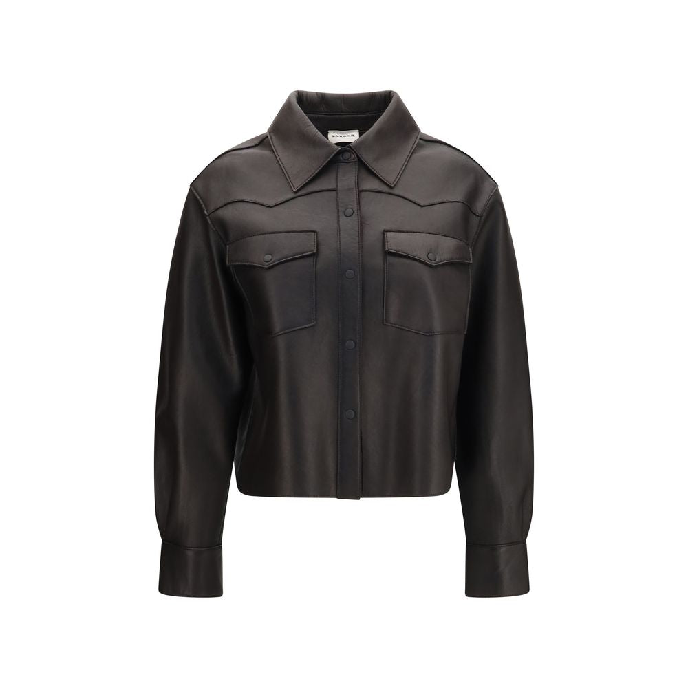 Black Lamb Leather Leather Jacket
