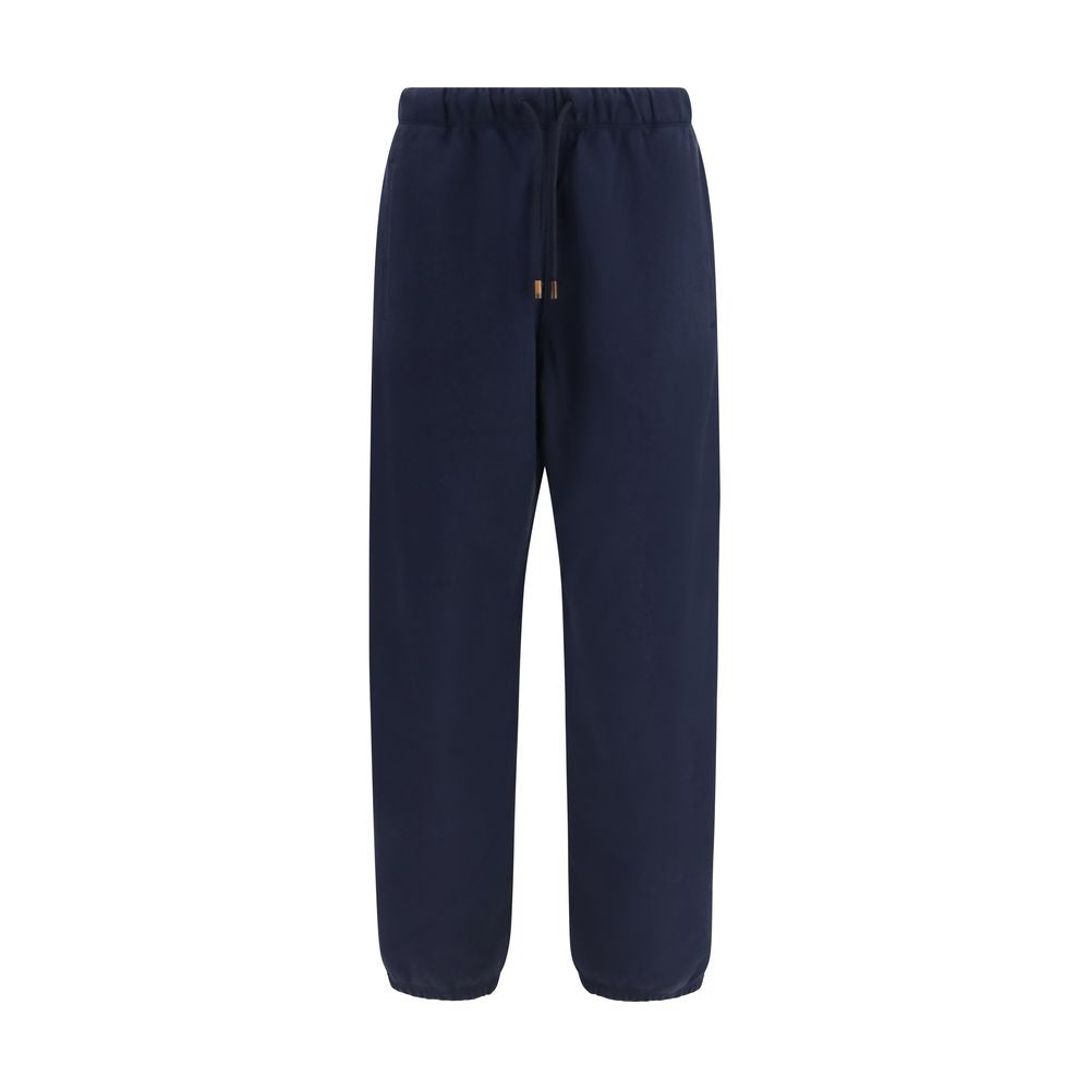 Blue Cotton Joggers (Workout Pants)