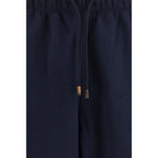 Blue Cotton Joggers (Workout Pants)