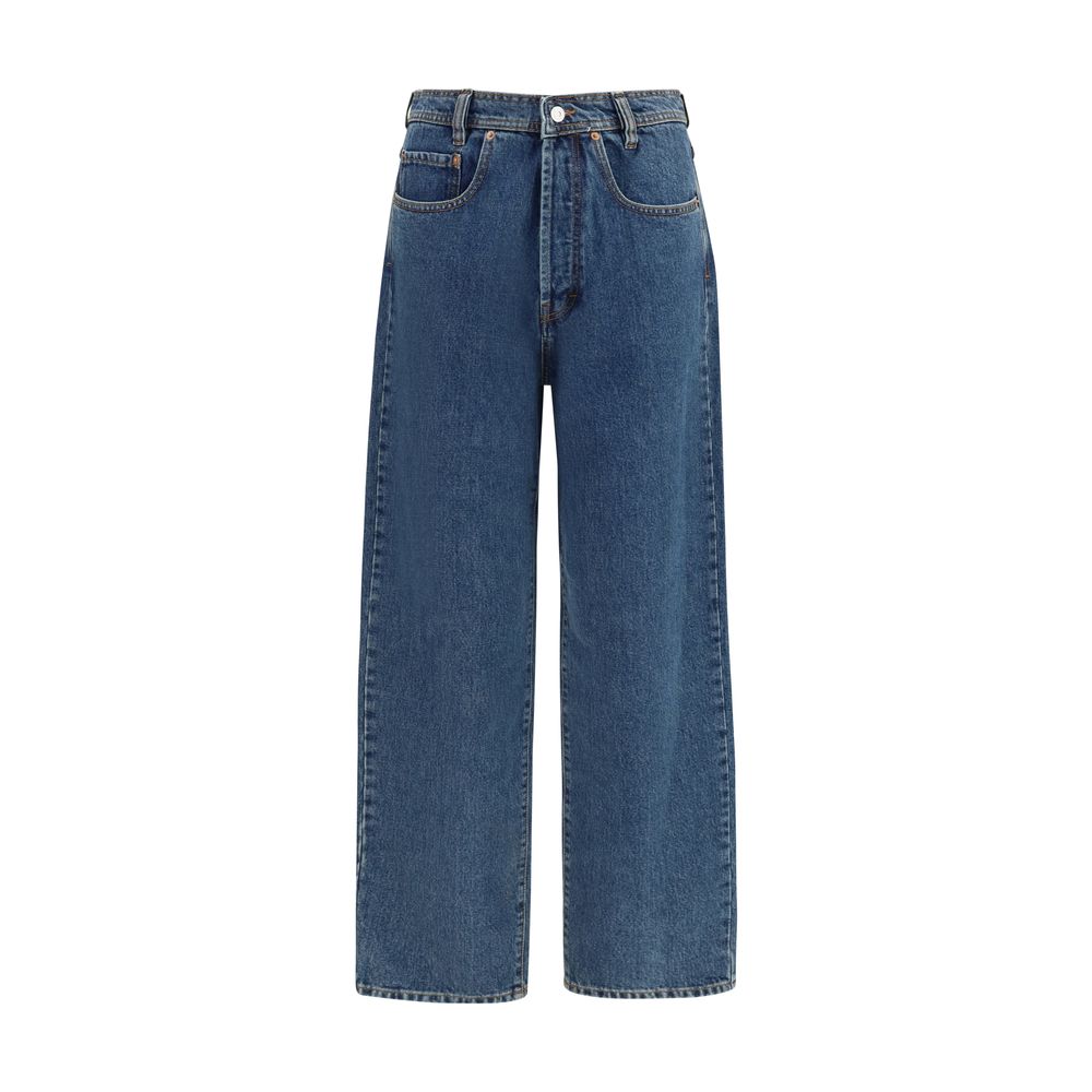 Blue Cotton Jeans Denim