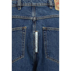 Blue Cotton Jeans Denim