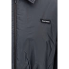 Gray Recycled Polyamide Shell Jacket