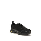 Black Polyamide Athletic Sneakers