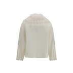 White Wool Oves Aries Full-Length Jacket