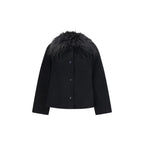 Black Wool Oves Aries Full-Length Jacket